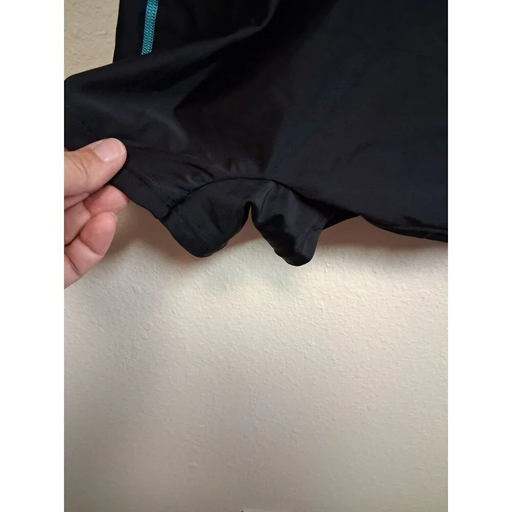 NWT Charmo Swimsuit One Piece Racer Back Shorts Style Beach Pool Black Size XL